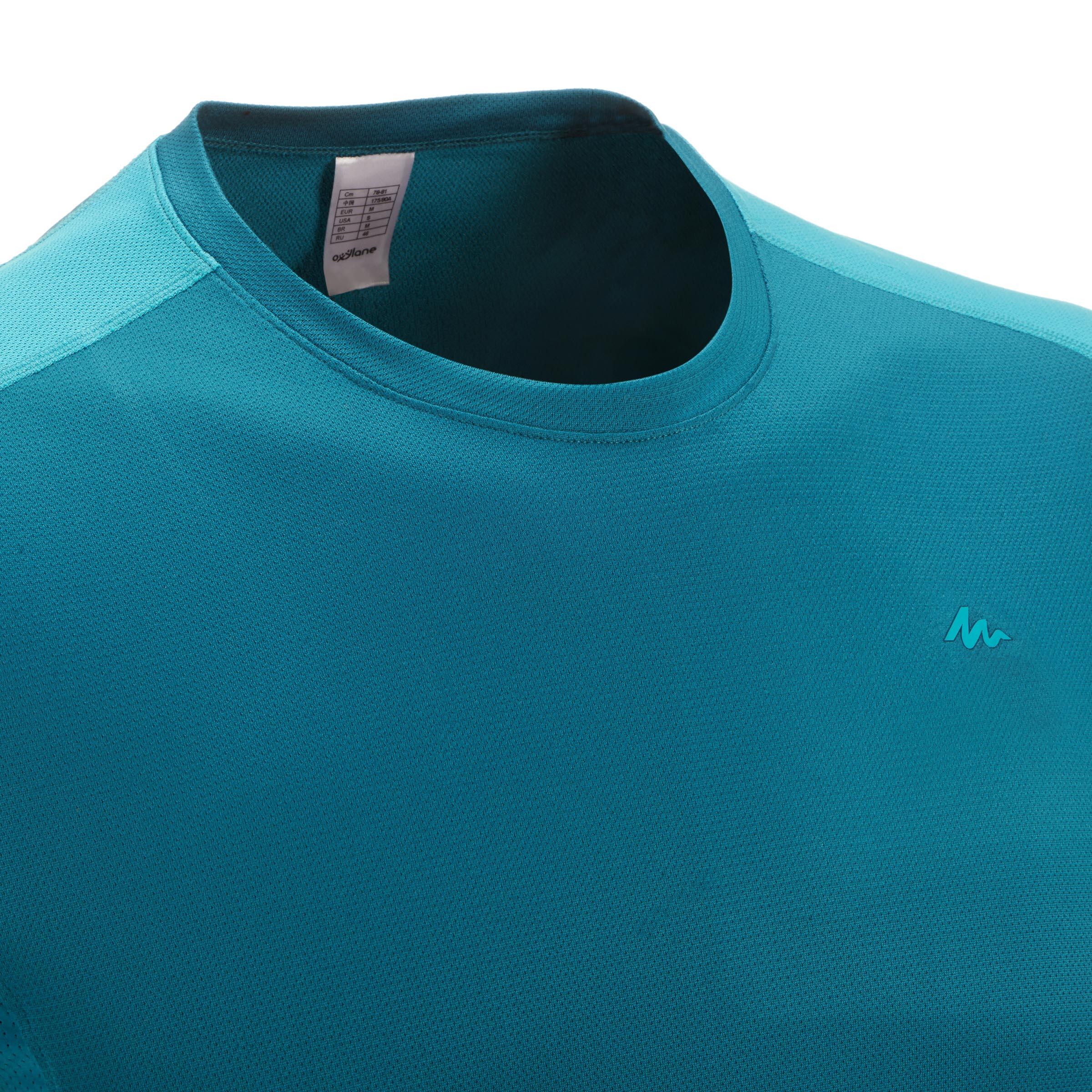 TechFRESH 100 Short-Sleeved Hiking T-Shirt - Blue 7/13
