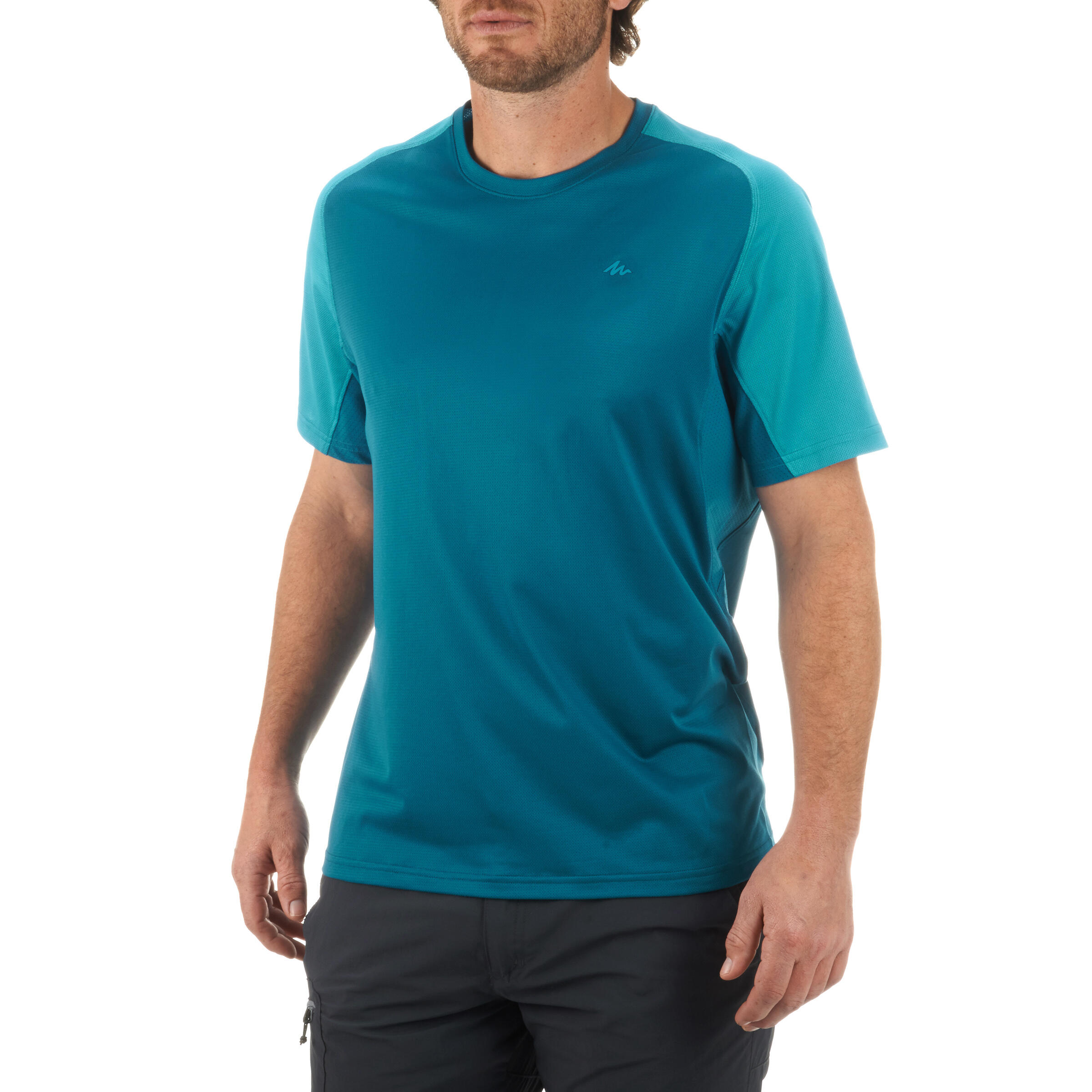 TechFRESH 100 Short-Sleeved Hiking T-Shirt - Blue 2/13