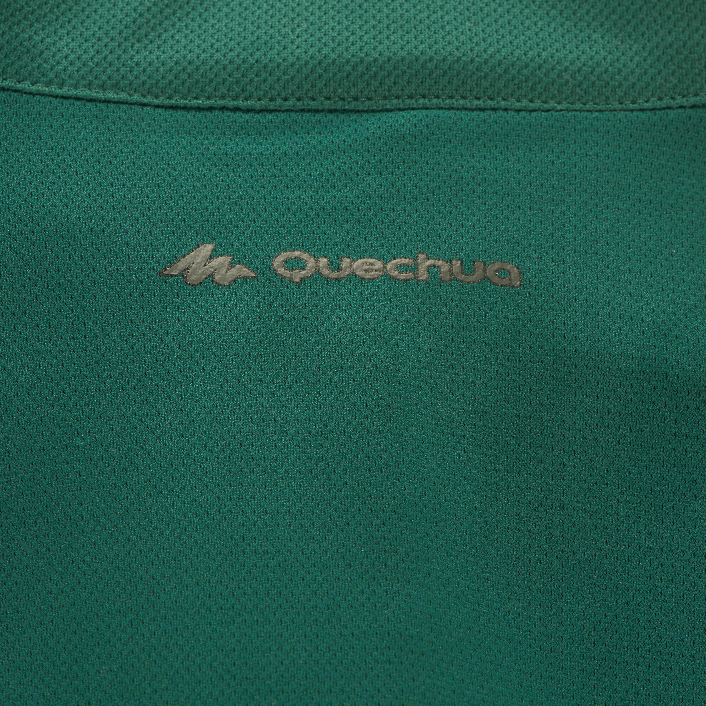 TechFRESH 100 Zip Short-Sleeved Hiking T-Shirt - Green 6/13