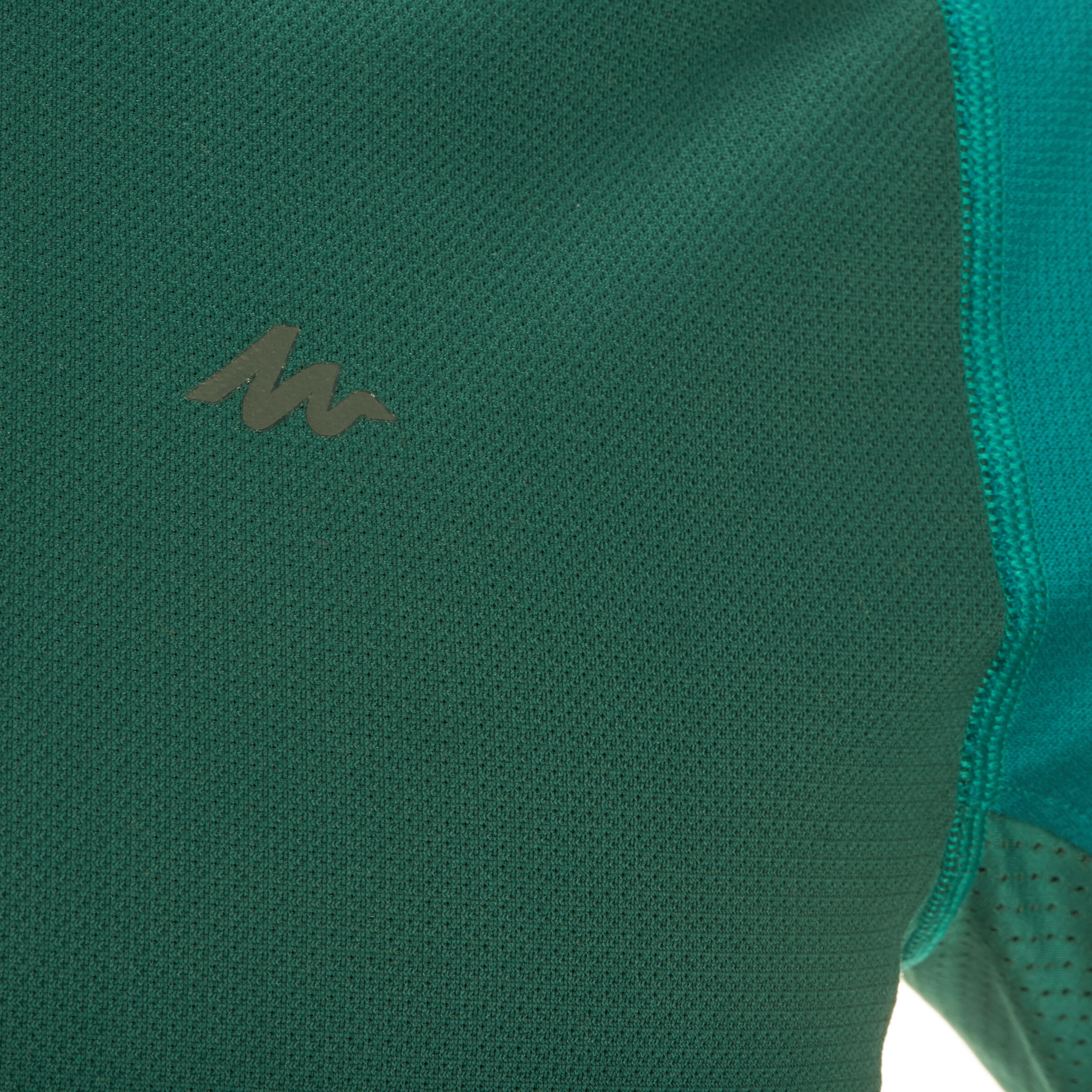 TechFRESH 100 Zip Short-Sleeved Hiking T-Shirt - Green 9/13