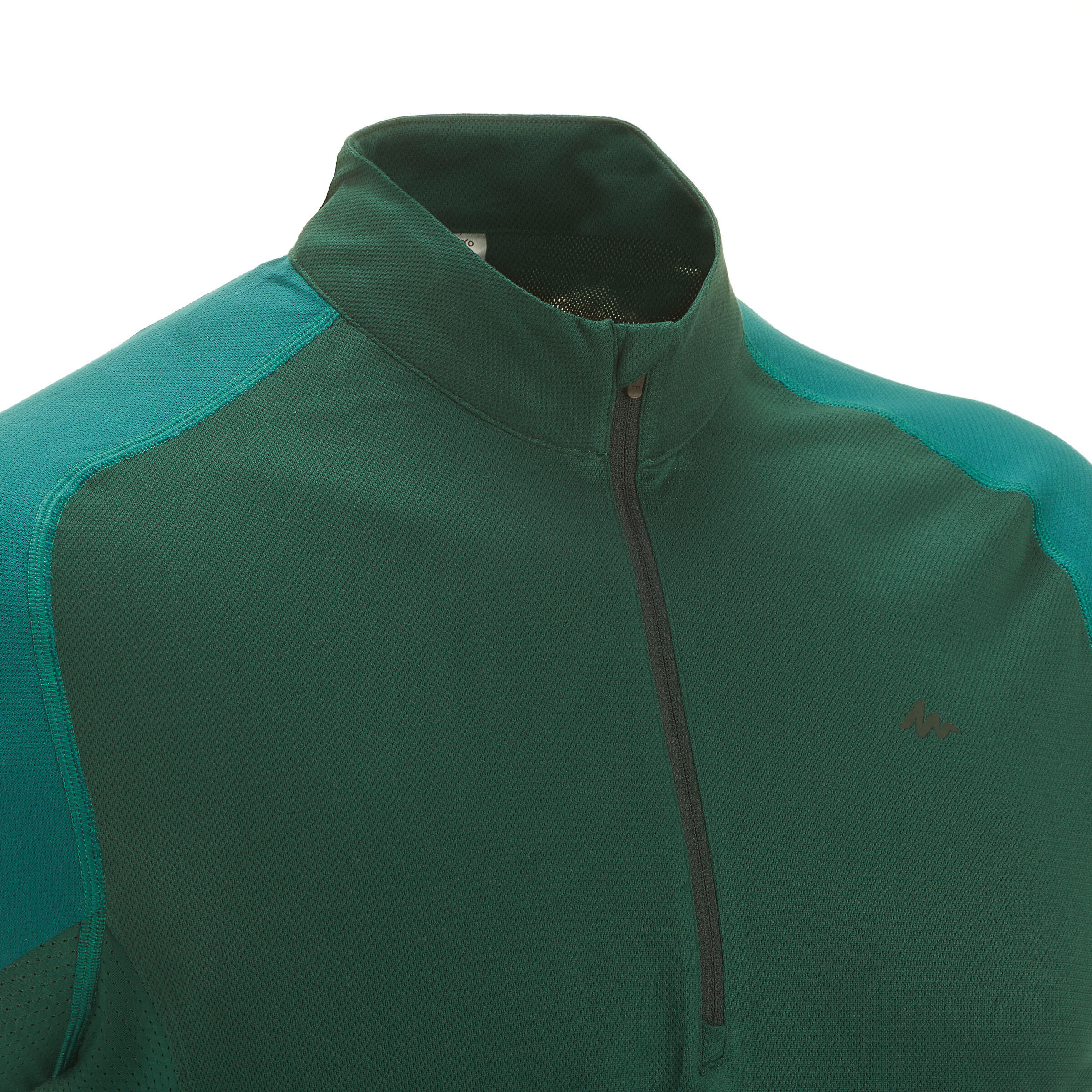 TechFRESH 100 Zip Short-Sleeved Hiking T-Shirt - Green 7/13