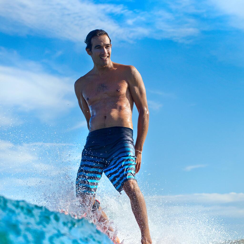 Pánske šortky Lafitenia Blur na surfovanie modré