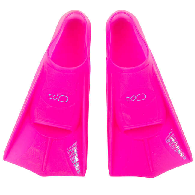 NABAIJI Silifins Short Swim Fins Thai Pink Decathlon