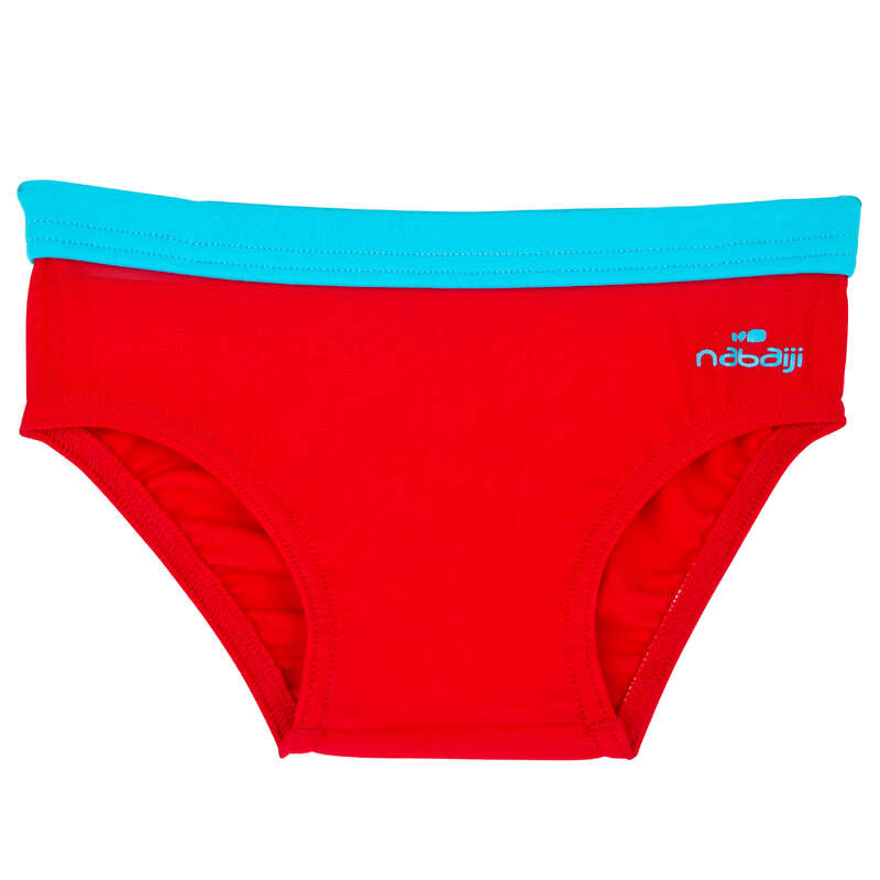 NABAIJI Baby boys swimming  trunks  Red and Blue Decathlon 