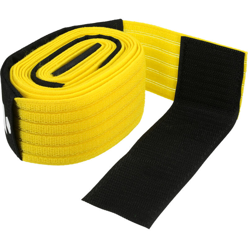 Filet de beach-volley extensible The Wiz Net jaune