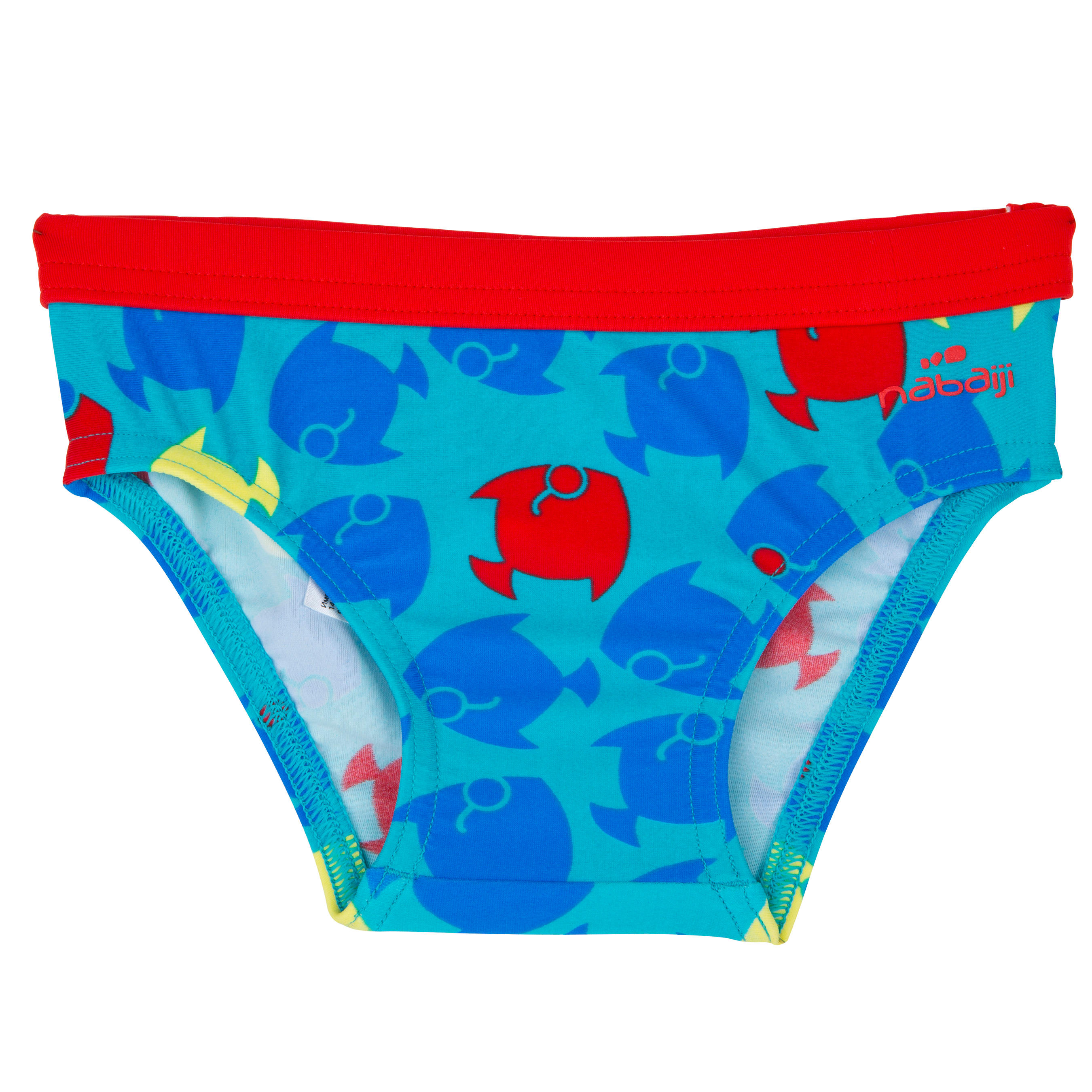 NABAIJI Baby boys' swimming trunks with fish print - Blue