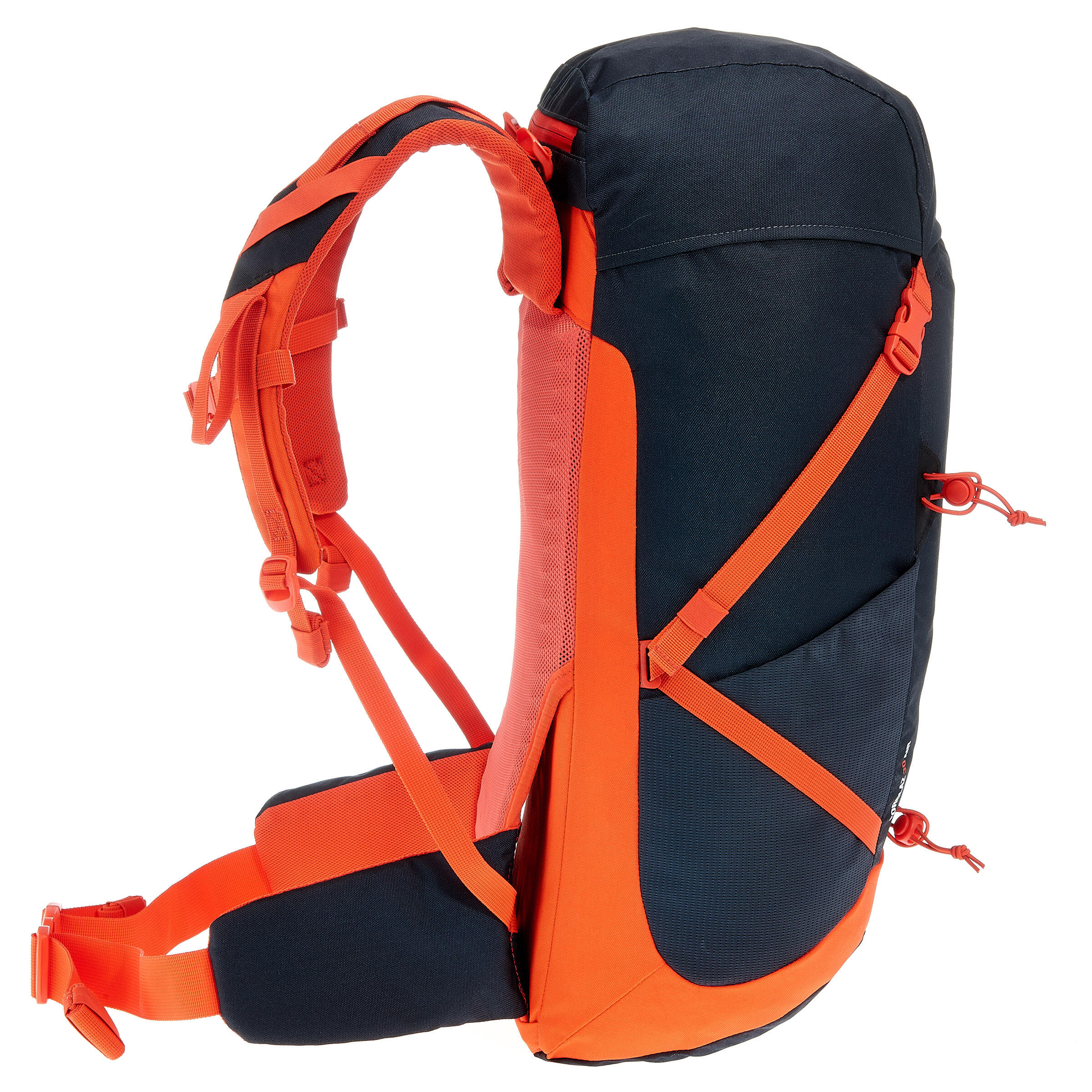Mochila FORCLAZ 30 litros Negra/roja - Decathlon