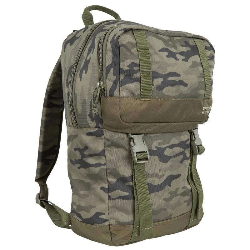 Sac A Dos Chasse 20 Litres Camouflage Vert Solognac