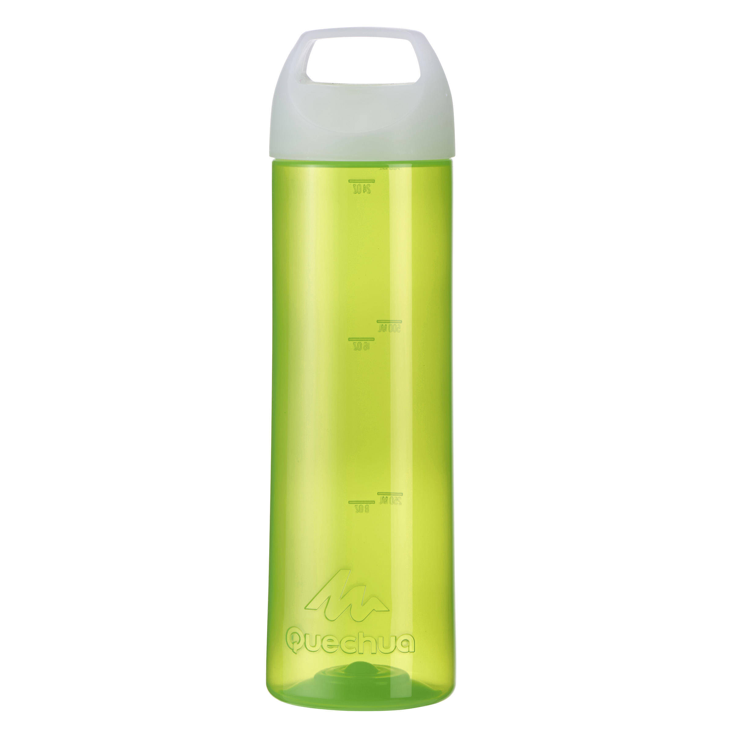 BPA Free Plastic Water Bottle with Handle - 0.75 Litre Green -  1