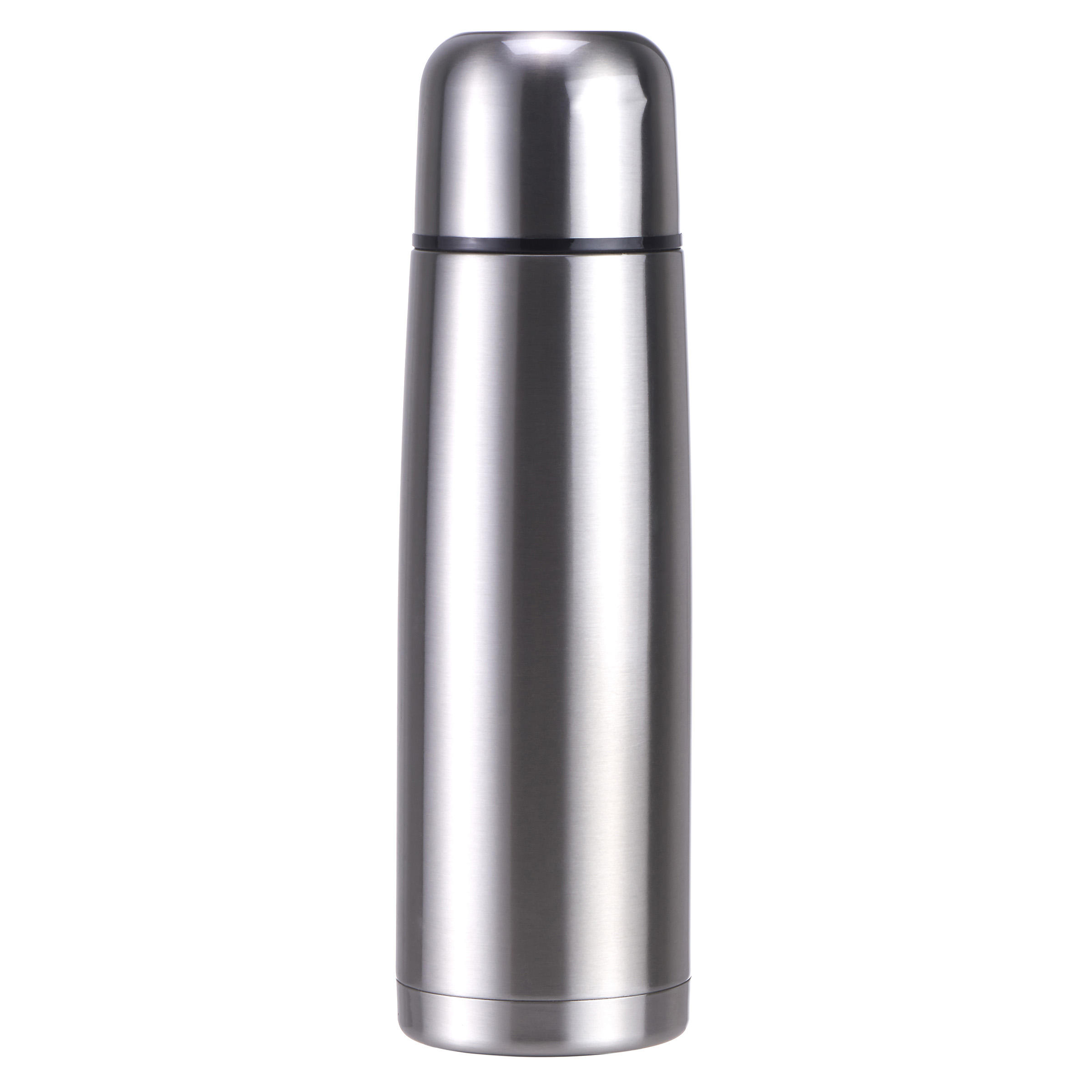 1 L stainless steel isothermal water bottle with cup for hiking - Silver 6/11