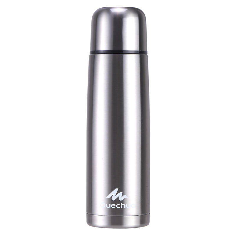 Bouteille isotherme randonnée inox 1 litre métal
