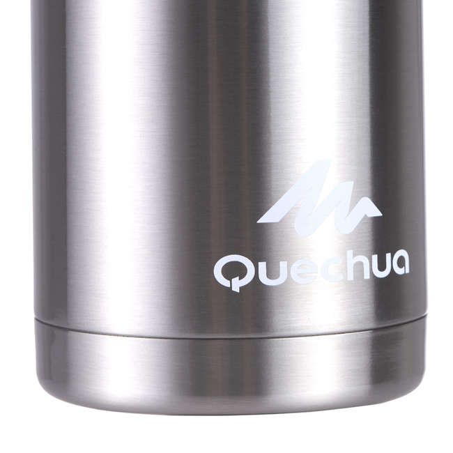 QUECHUA Stainless steel isothermal hiking bottle 1 litre...