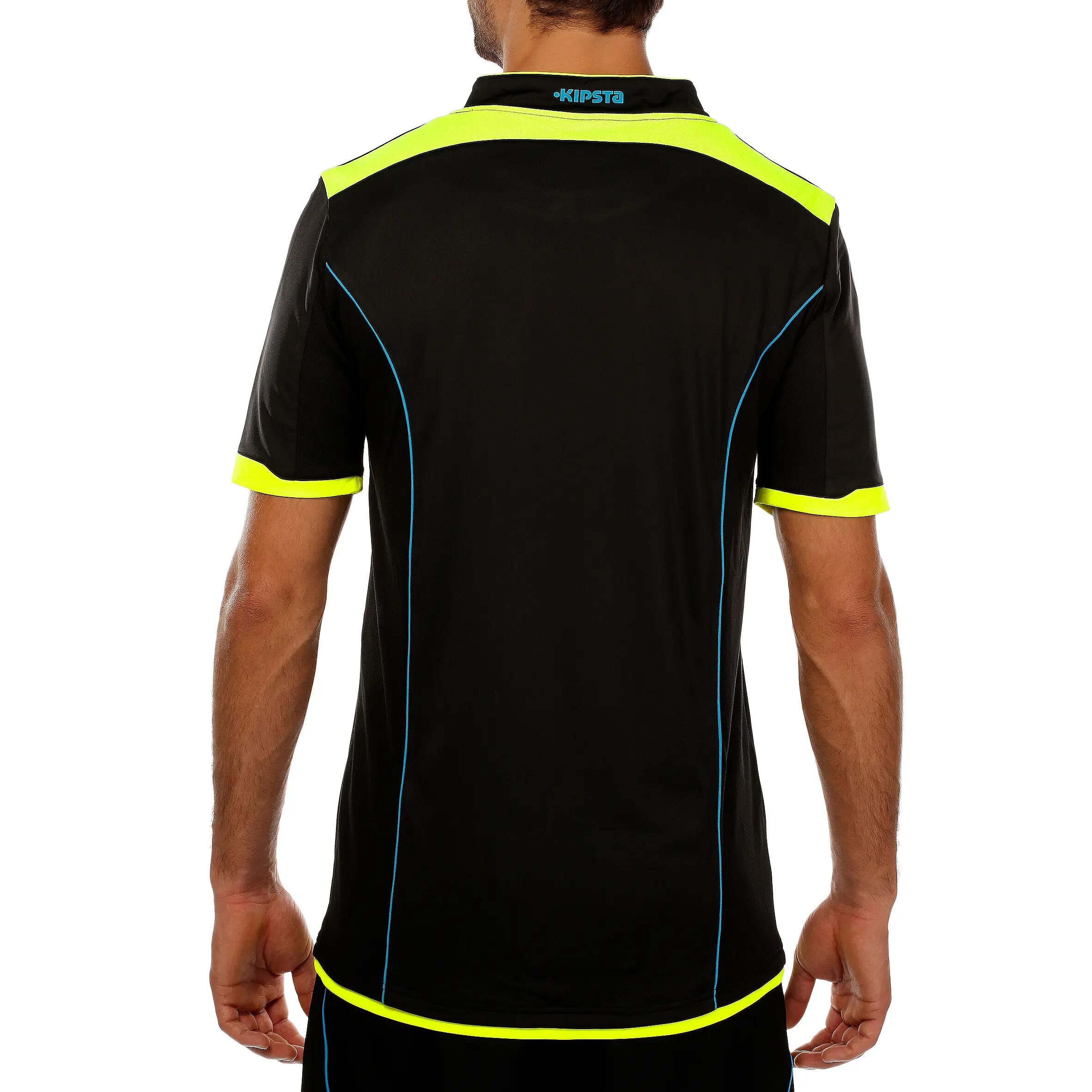 F500 Adult Football Shirt - Black/Yellow 3/7