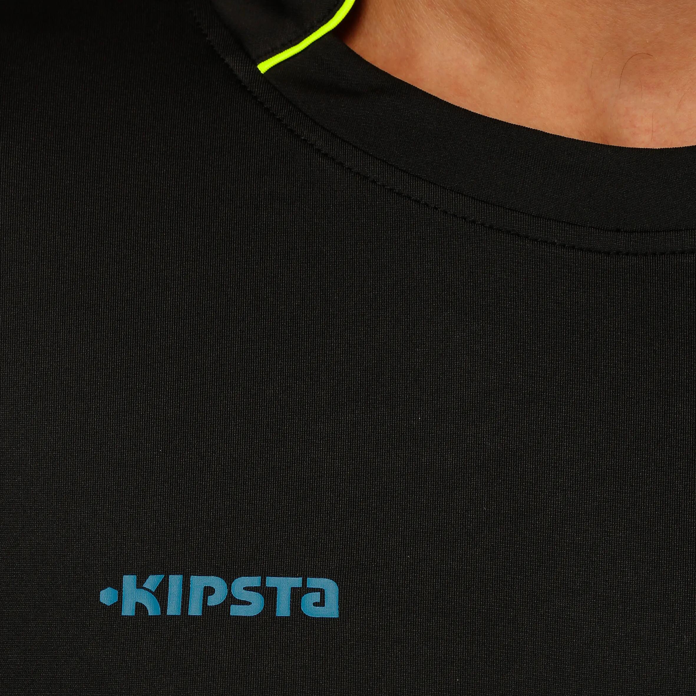 F500 Adult Football Shirt - Black/Yellow 6/7