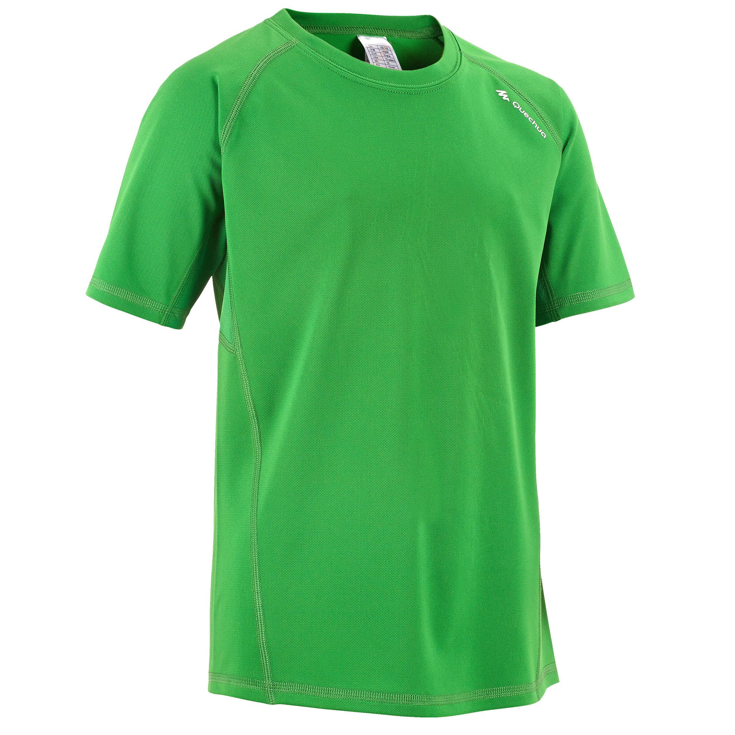 Forclaz 100 boys' hiking T-shirt - Green