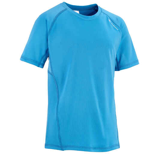 
      Boys' Hike 100 hiking T-shirt blue
  