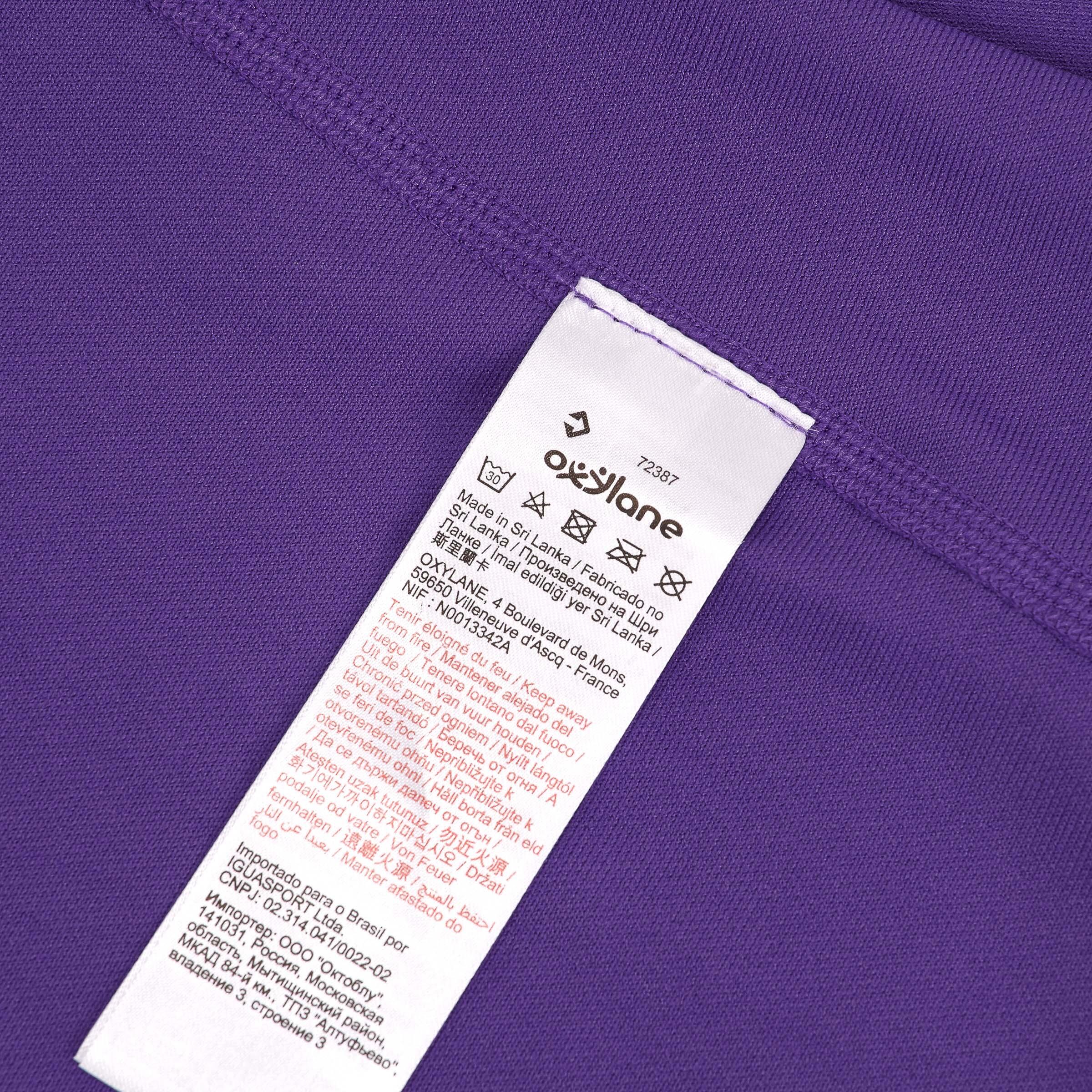 Forclaz 100 Girls' hiking T-shirt in Purple 11/13