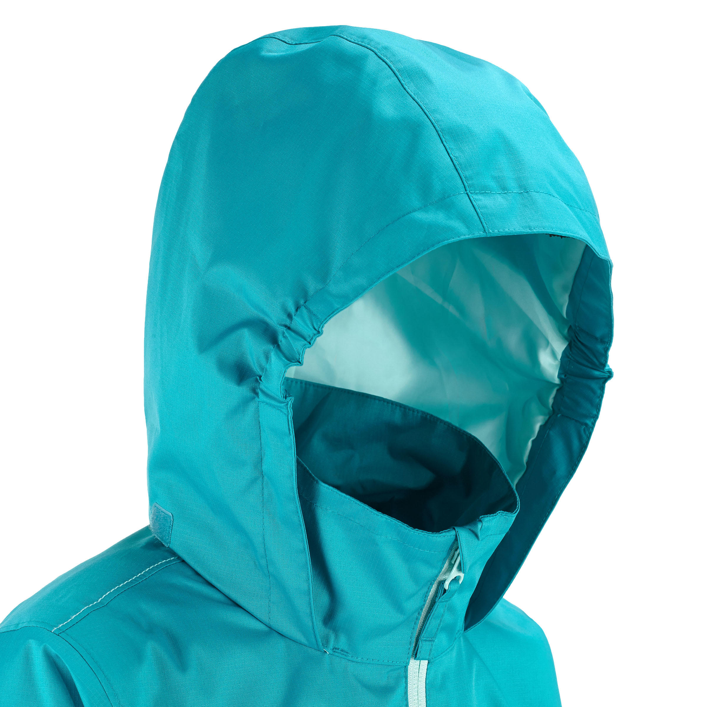 Arpenaz 500 light Girls' Jacket - Caribbean Blue hiking 9/13