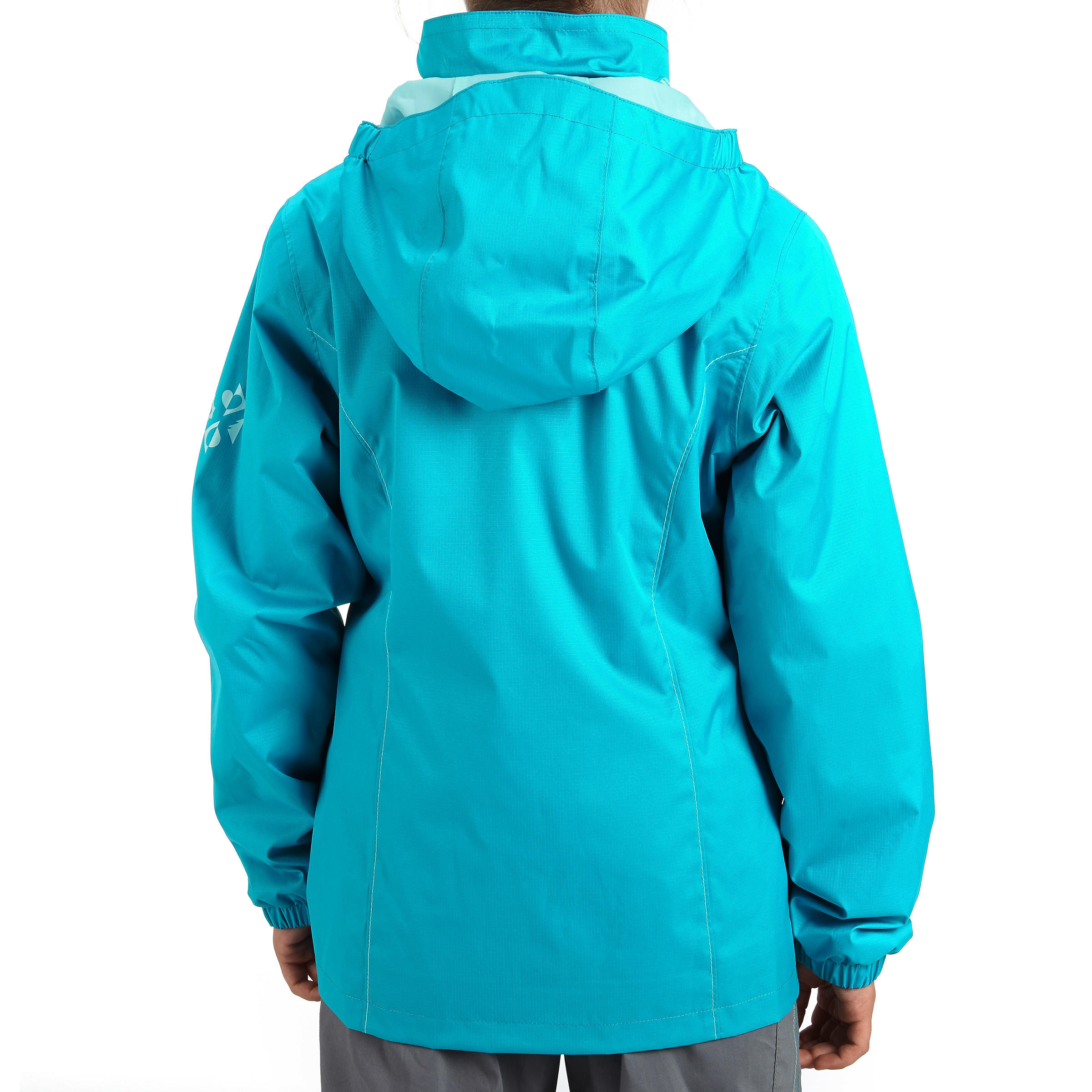 Arpenaz 500 light Girls' Jacket - Caribbean Blue hiking 5/13