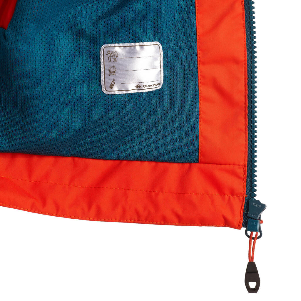 Regenjacke Forclaz 900 Light Kinder, violett