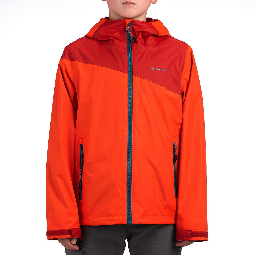 Regenjacke Forclaz 900 Light Kinder, violett