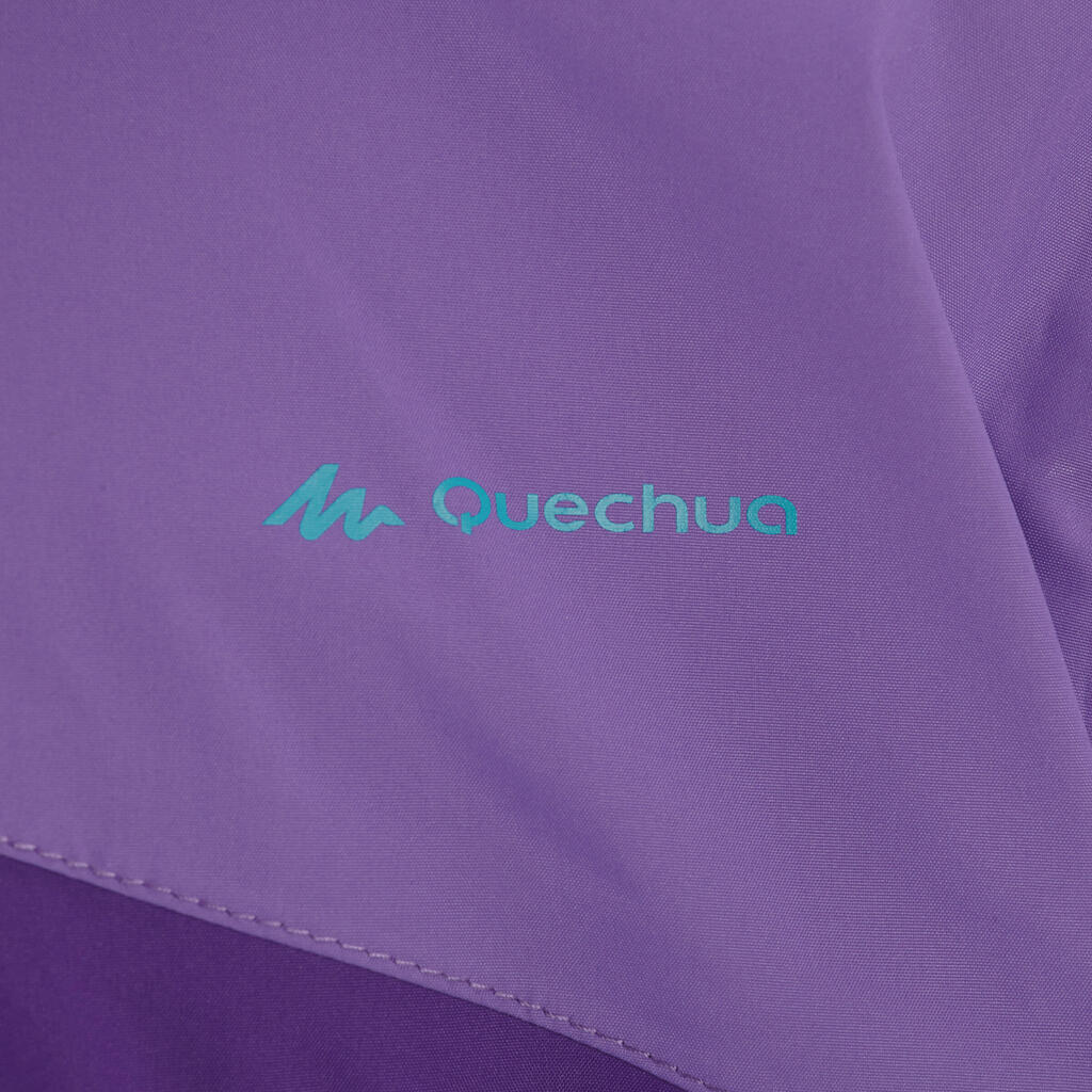 Regenjacke Forclaz 900 Light Kinder, violett