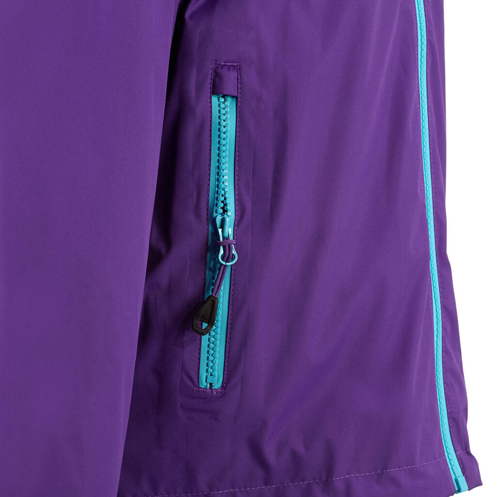 Regenjacke Forclaz 900 Light Kinder, violett