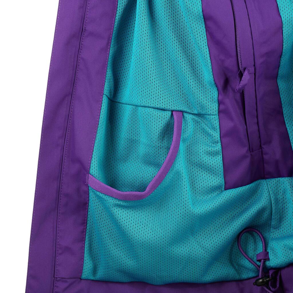 Regenjacke Forclaz 900 Light Kinder, violett