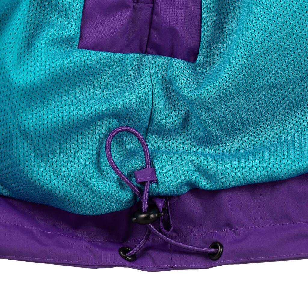 Regenjacke Forclaz 900 Light Kinder, violett