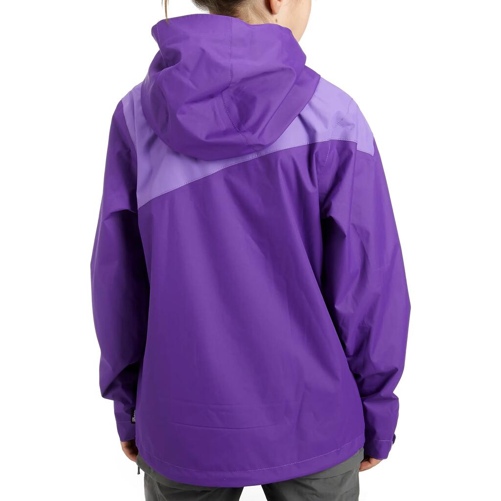 Regenjacke Forclaz 900 Light Kinder, violett