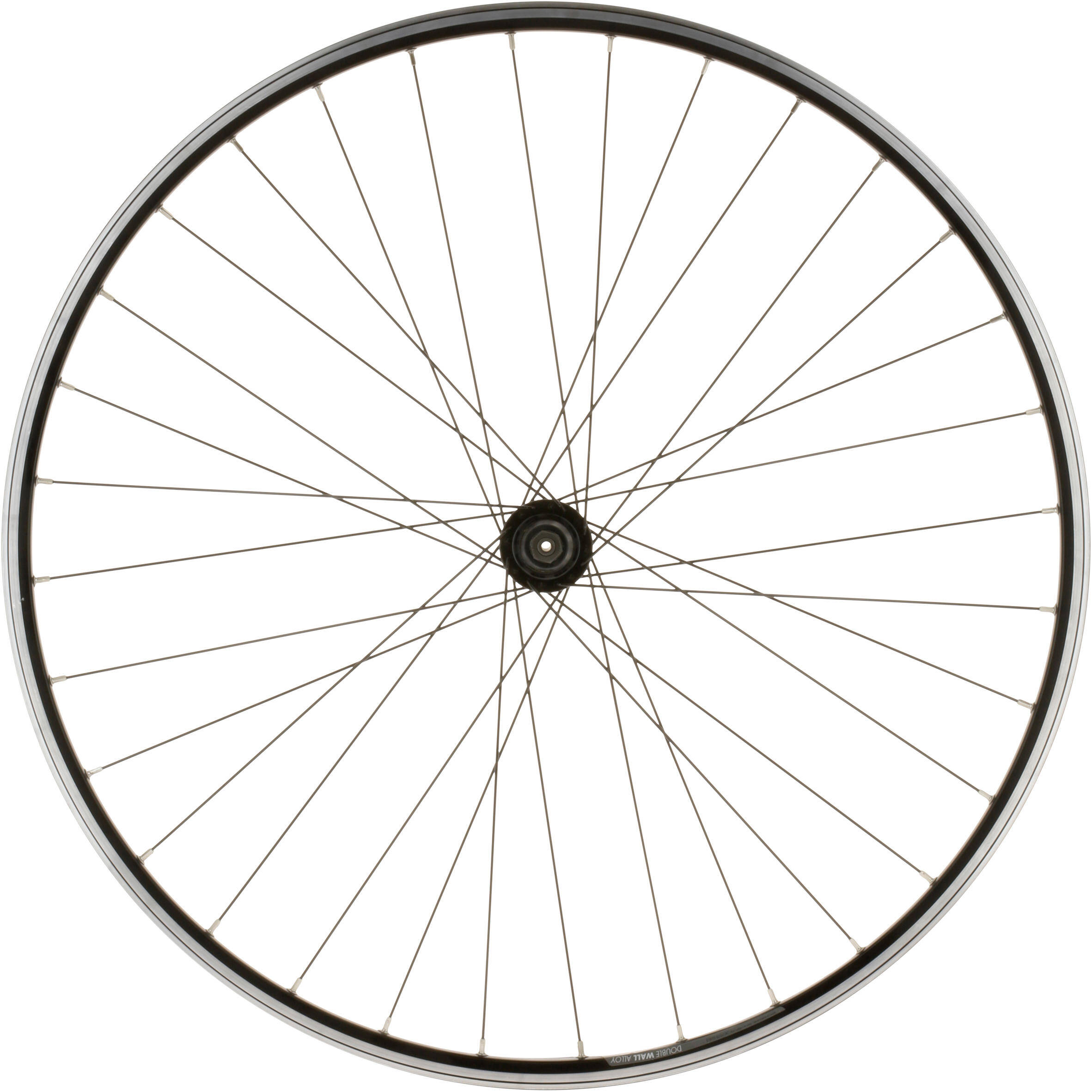 700 Bolt-On Road Bike Rear Wheel - Black -  1
