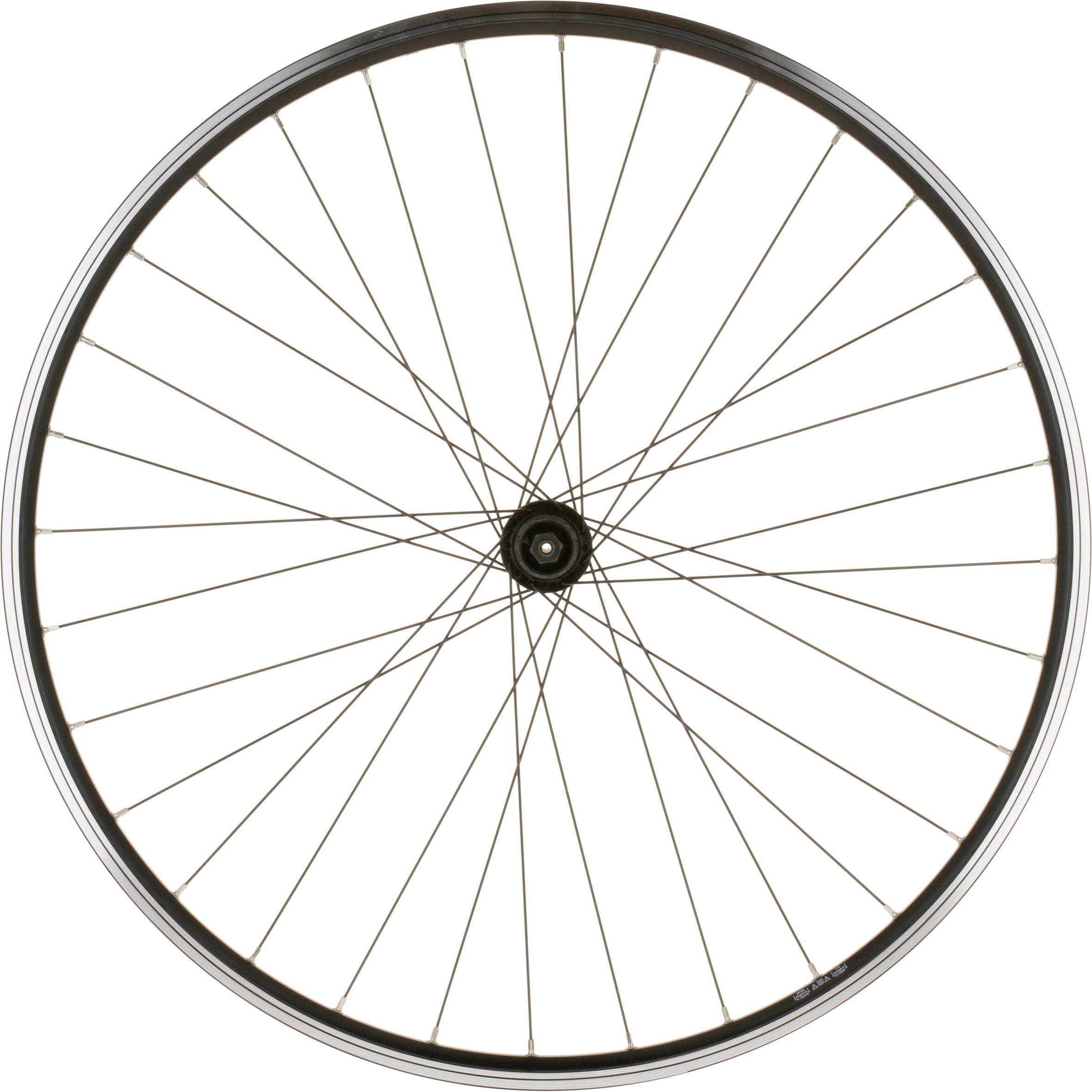 ROUE VTC 28" /Arrière /Double Parois /Cassette /V-Brake /Quick&Release/ Black