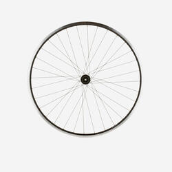 Ruota posteriore trekking 28"Doppia parete Cassetta V-Brake Quick&Release nera