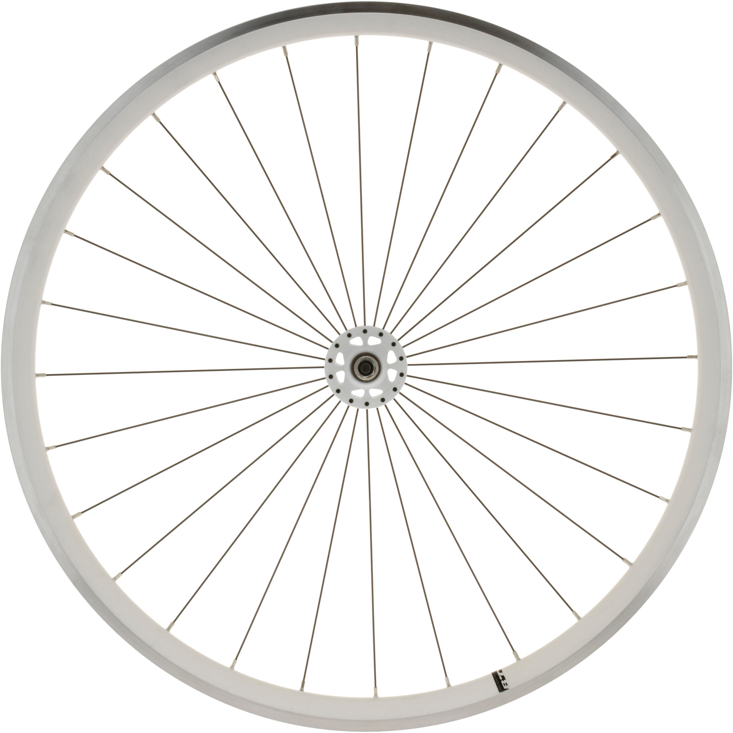 700 Fixie Front Wheel - White 1/4