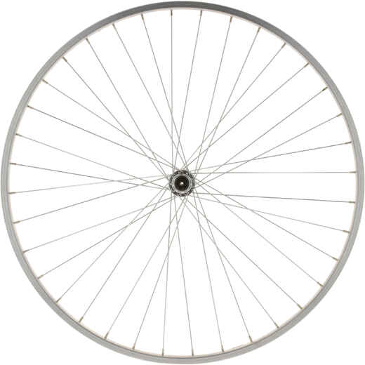 
      ROUE VTC 28" AVANT SIMPLE PAROI ARGENT V-BRAKE SERRAGE QUICK AND RELEASE
  