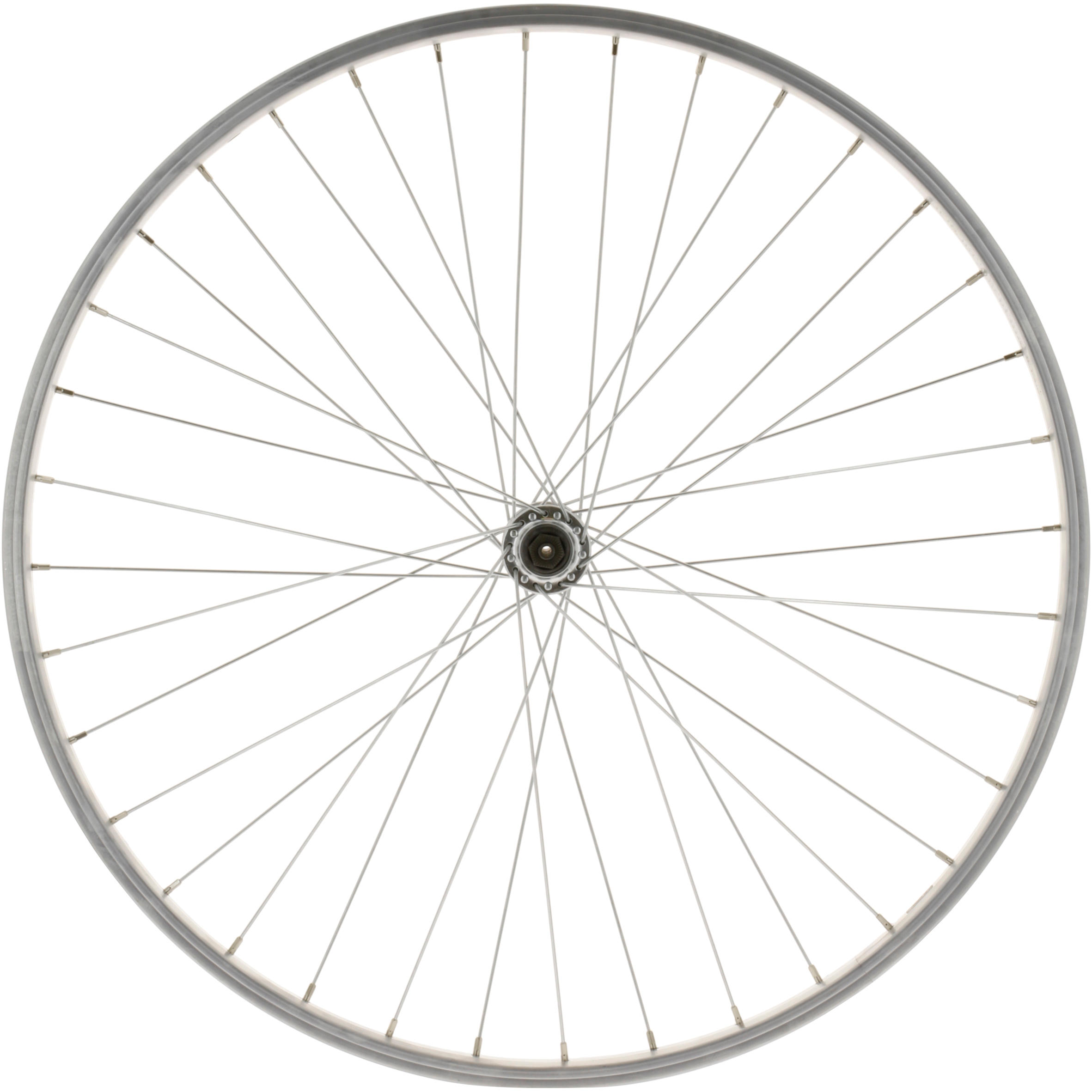 Roue avant de vélo de montagne 26 po - argent - ROCKRIDER