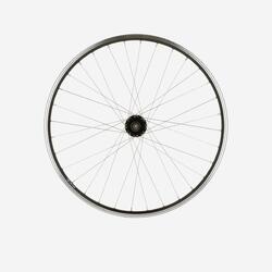 VOORWIEL VOOR MTB 26" DUBBELWANDIG SCHIJFREM / V-BRAKE ZWART