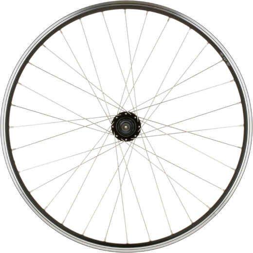 
      ROUE VTT ARRIÈRE 26" DOUBLE PAROI FREINAGE DISQUE/V-BRAKE A CASSETTE ET QR
  