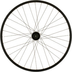 Ruota anteriore bici trekking 28" doppia parete freni a disco nera