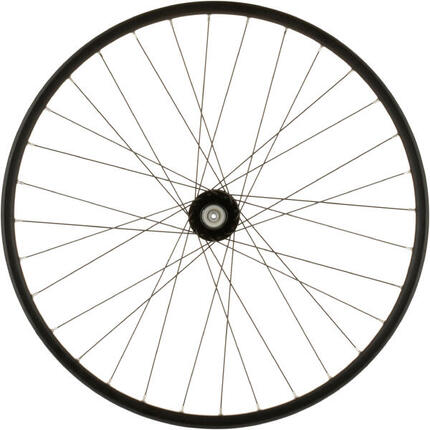VOORWIEL VOOR MTB 26" DUBBELWANDIG SCHIJFREM HOLLE AS EN SNELSPANNER