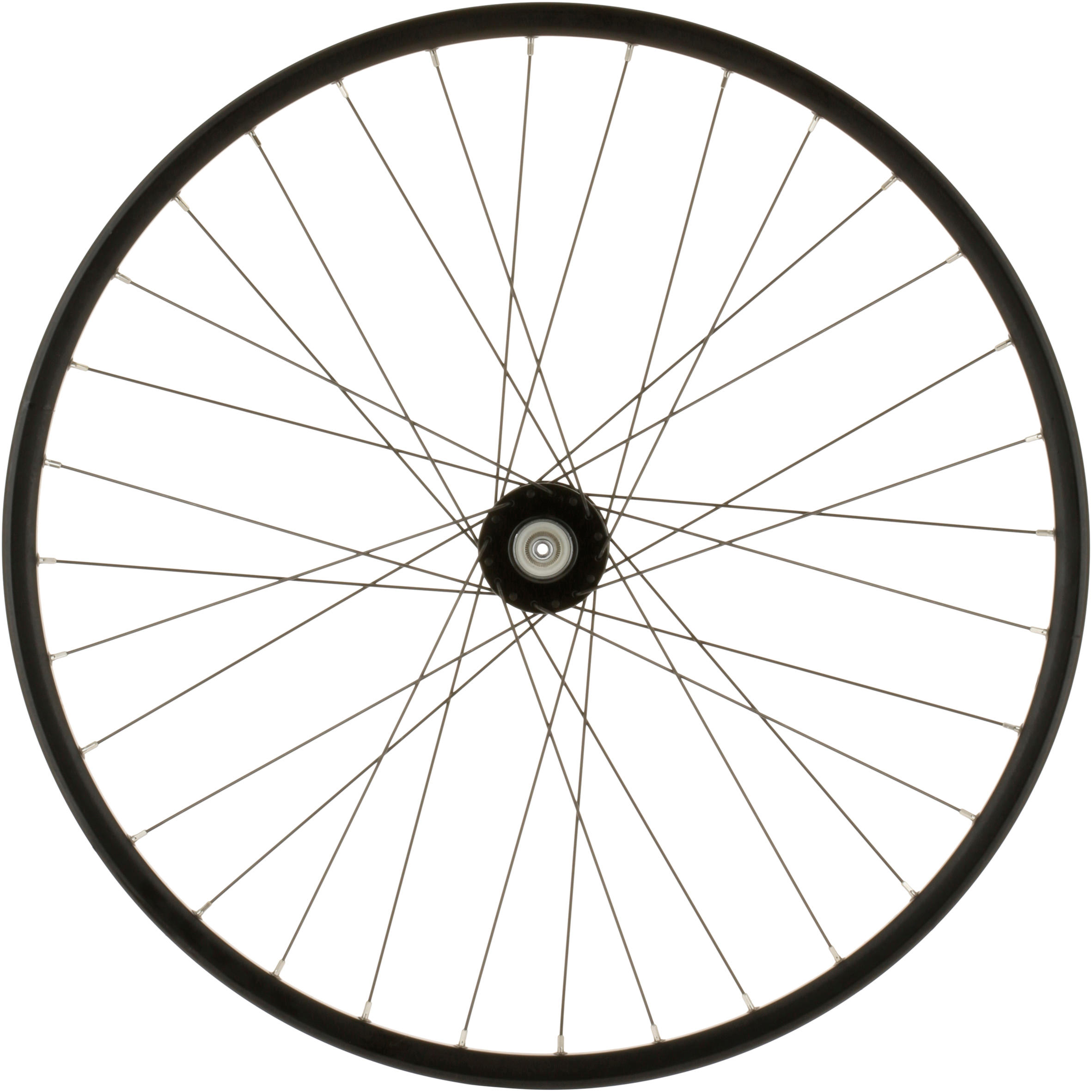 Koło do roweru MTB Rockrider 26" przednie dwukomorowe do tarczy oś wydrążona i QR