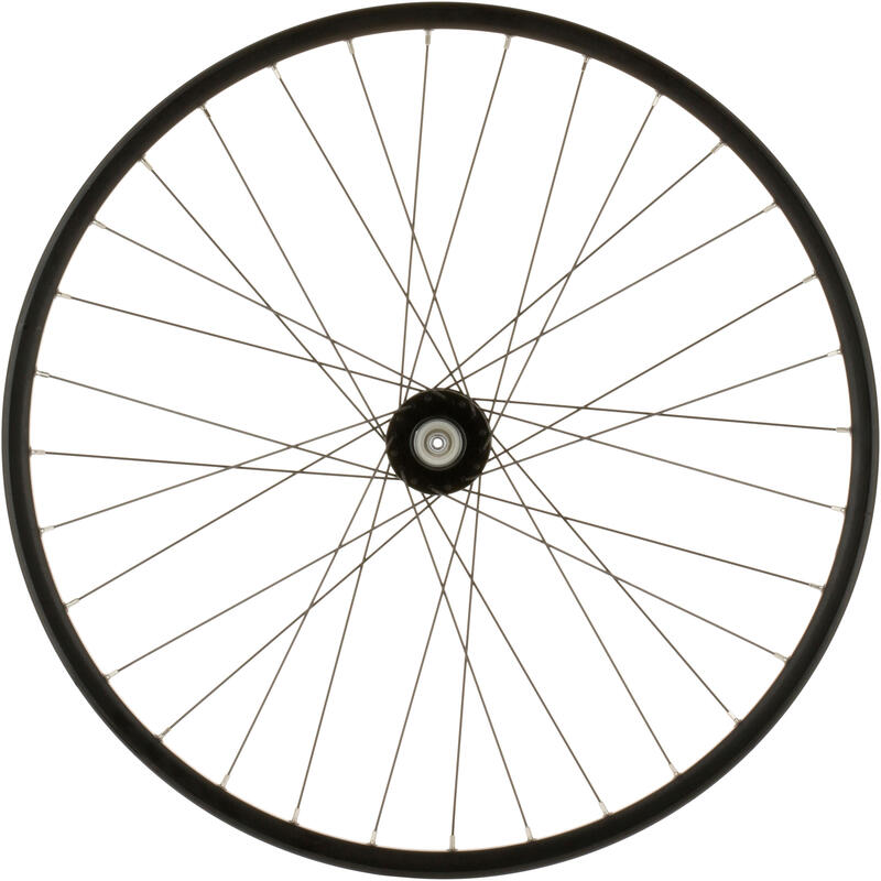 Roată față MTB 26" perete dublu frânare pe disc Negru 