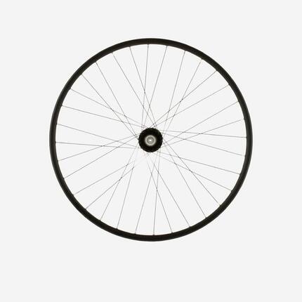Roue vélo enfant 24 pouces avant double paroi disque noir