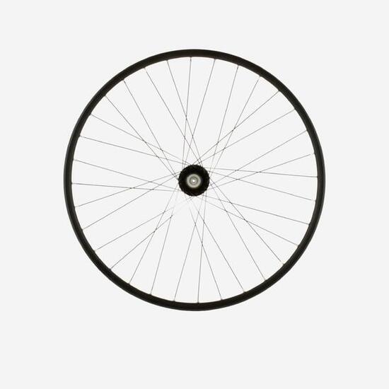 Roue vélo enfant 24 pouces avant double paroi disque noir
