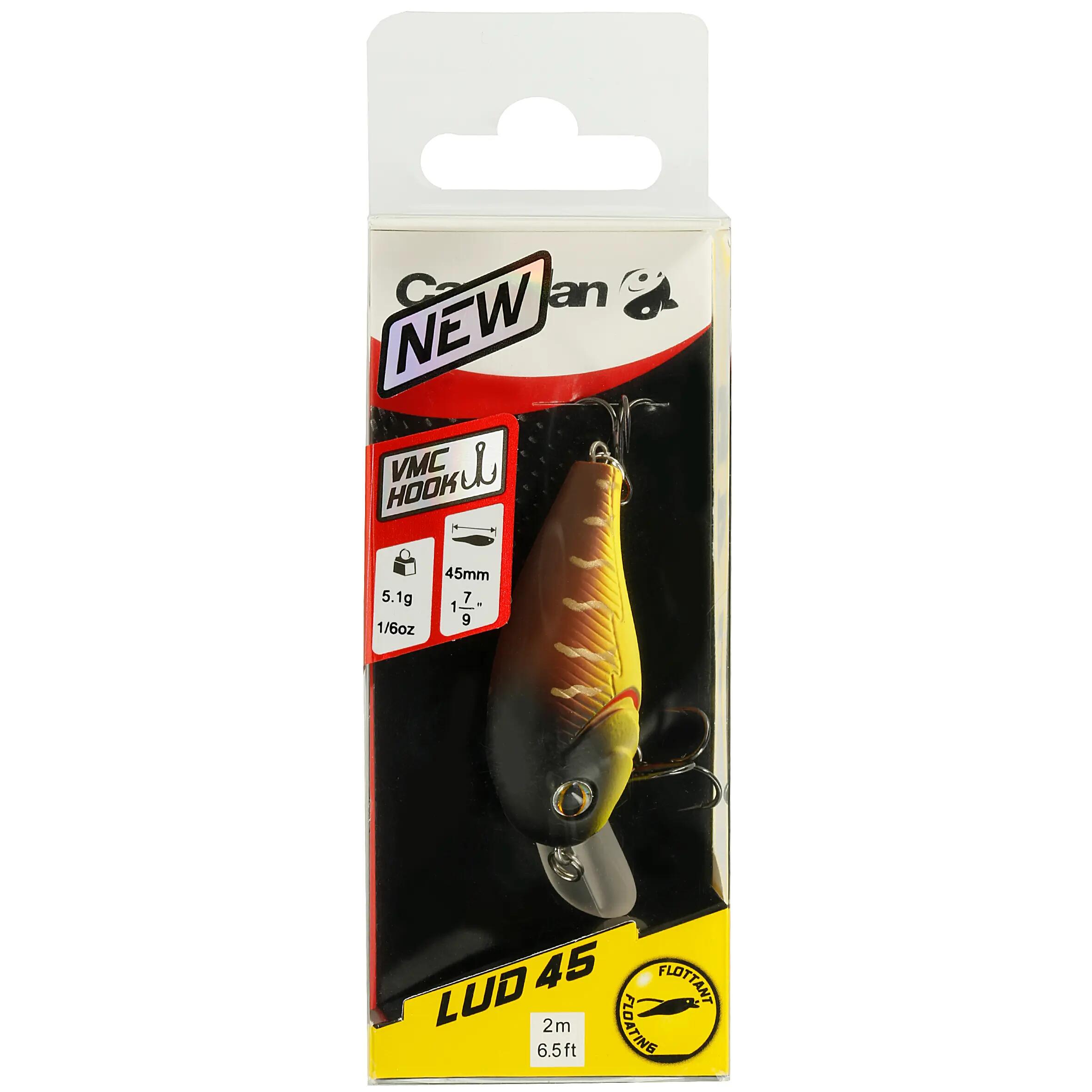 fishing plug bait LUD 45 BROWN TIGER 11/12