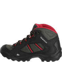 Arpenaz 50 Mid Women's Hiking Boots - Black/Pink.