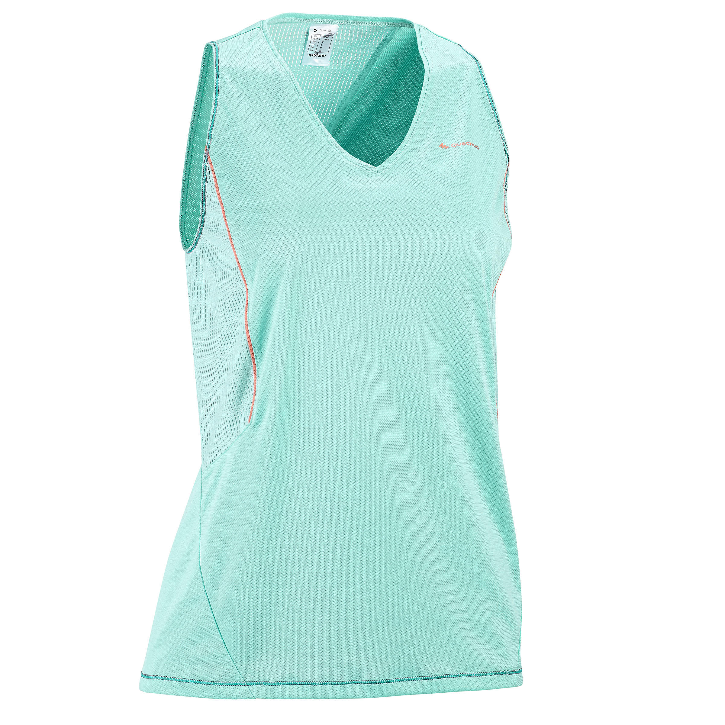 QUECHUA Forclaz 100 Women's tank top - blue