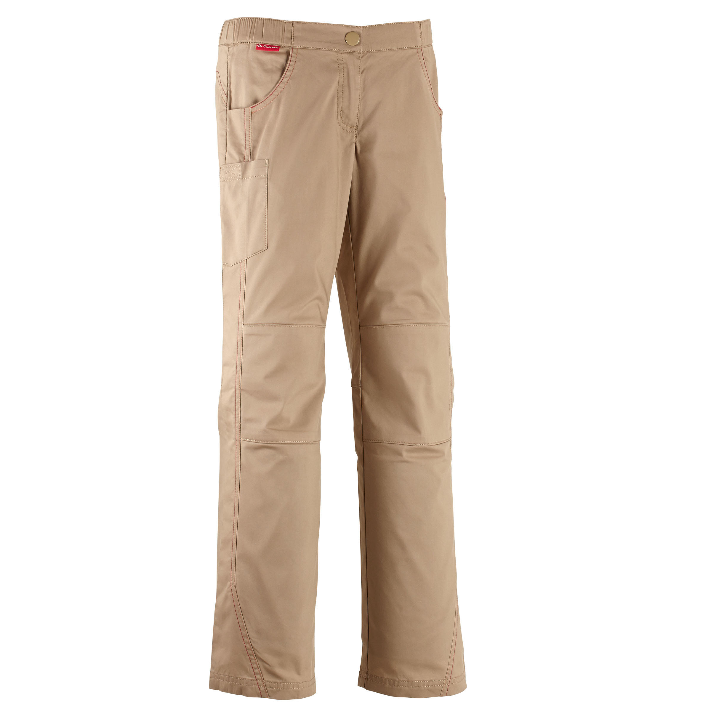 Forclaz 100 Girl's trousers Beige 1/14