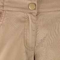 Forclaz 100 Girl's trousers Beige