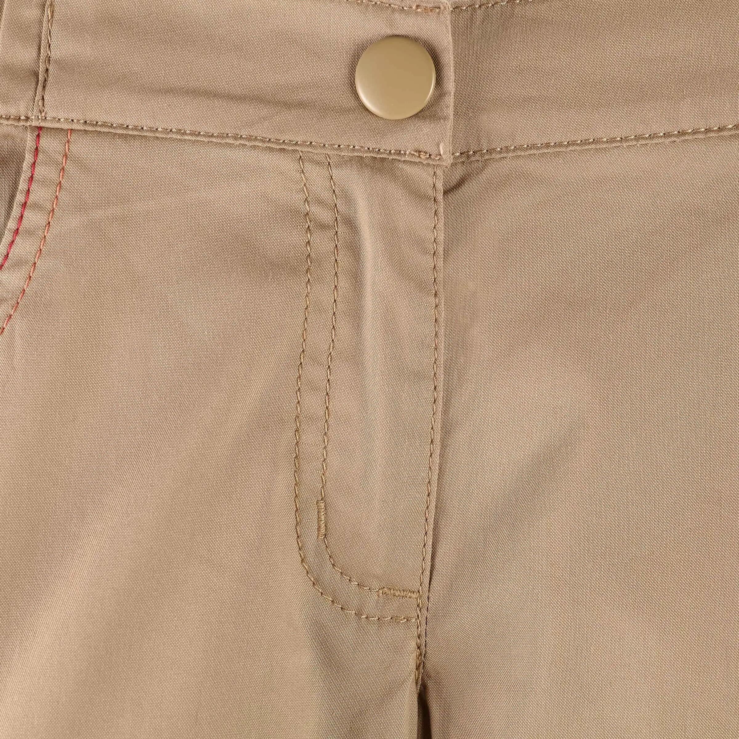Forclaz 100 Girl's trousers Beige 7/14